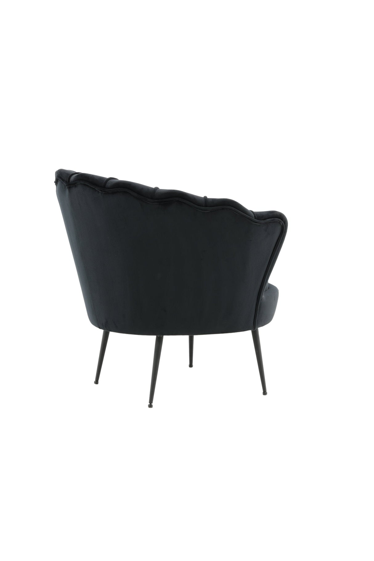 Calais Sessel - schwarz/Polyester - Samt - Sessel - ALVAHOME