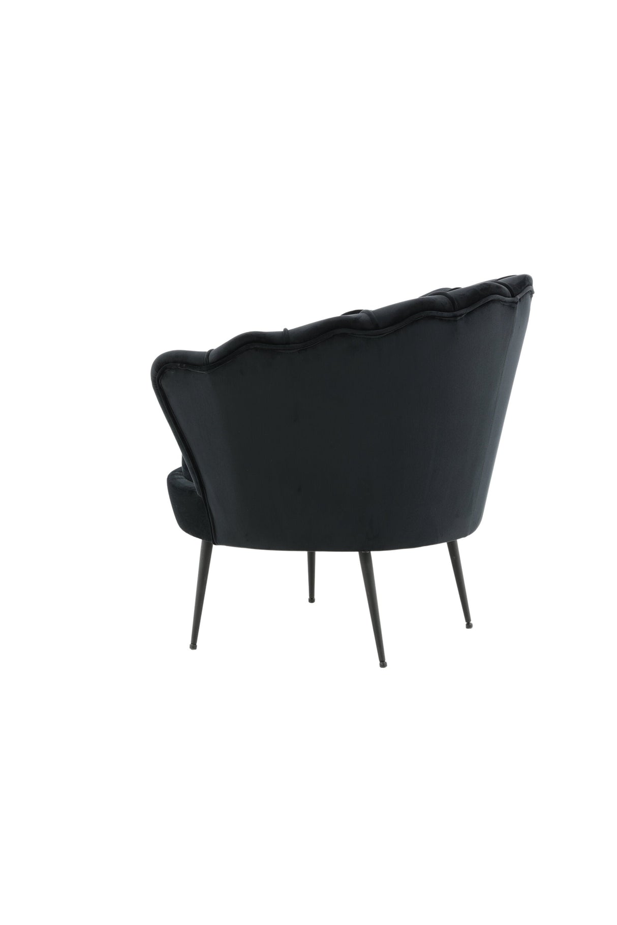 Calais Sessel - schwarz/Polyester - Samt - Sessel - ALVAHOME