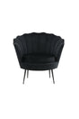 Calais Sessel - schwarz/Polyester - Samt - Sessel - ALVAHOME