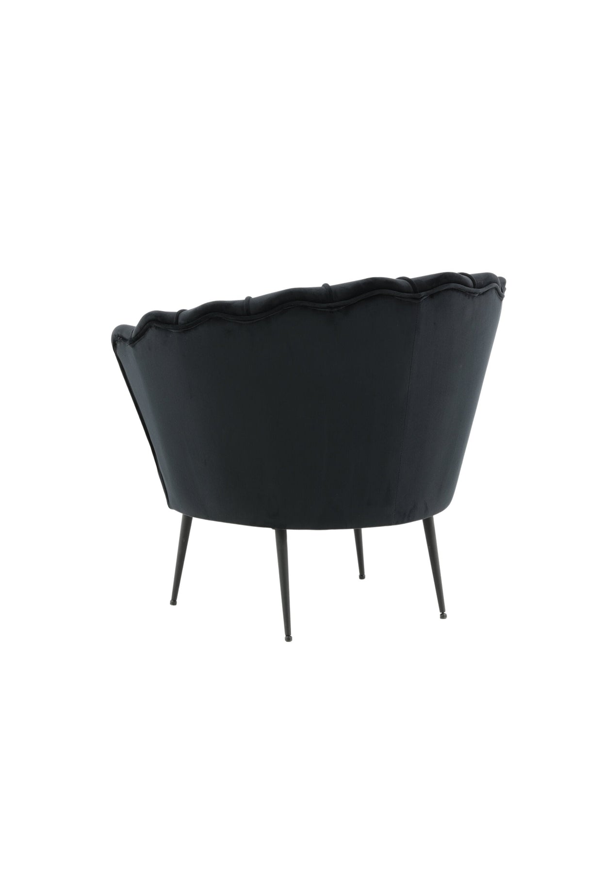 Calais Sessel - schwarz/Polyester - Samt - Sessel - ALVAHOME