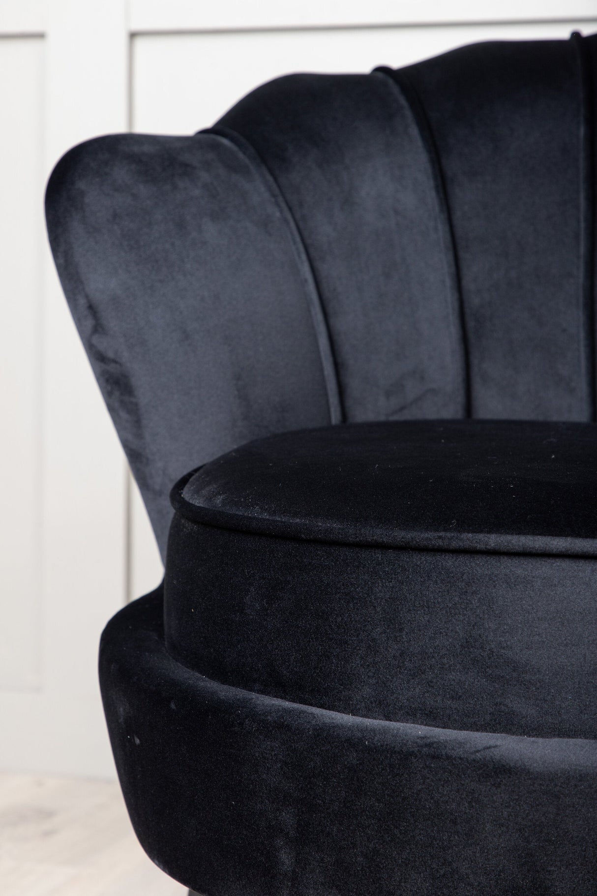 Calais Sessel - schwarz/Polyester - Samt - Sessel - ALVAHOME