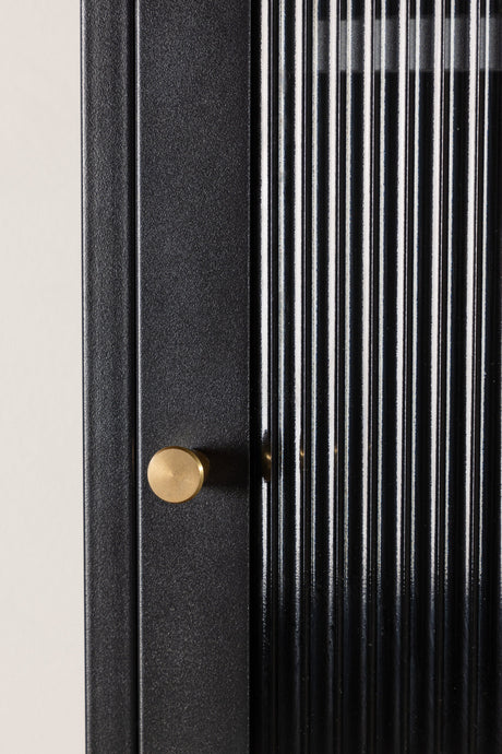 Cali Schrank - schwarz/Stahl - Schränke - ALVAHOME