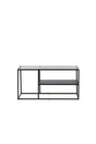 Campinas Couchtisch - schwarz/Stahl - Couchtische - ALVAHOME