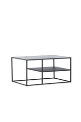 Campinas Couchtisch - schwarz/Stahl - Couchtische - ALVAHOME