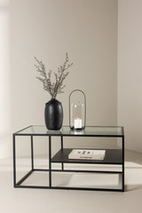 Campinas Couchtisch - schwarz/Stahl - Couchtische - ALVAHOME