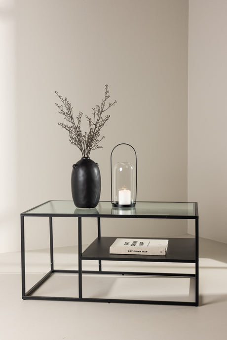 Campinas Couchtisch - schwarz/Stahl - Couchtische - ALVAHOME