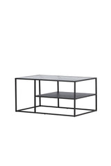 Campinas Couchtisch - schwarz/Stahl - Couchtische - ALVAHOME