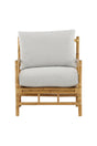 Cane Outdoor - Sessel - hellgrau/Rattan - Outdoor - Sessel - ALVAHOME