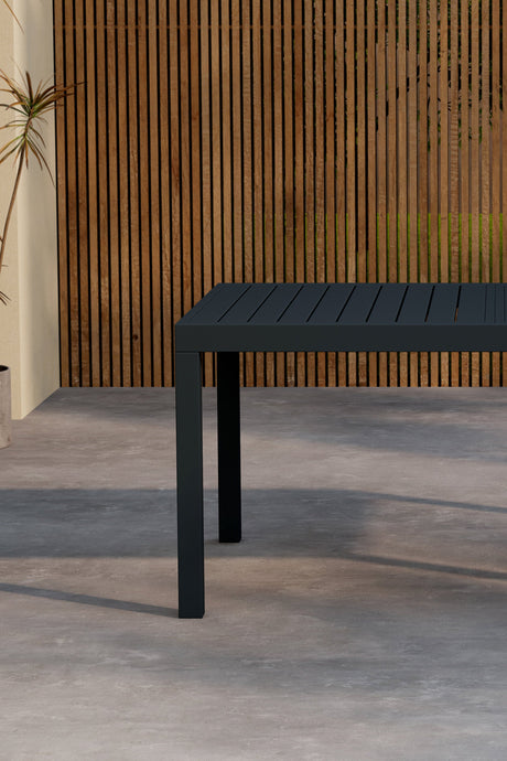 Capo Outdoor - Esstisch rechteckig - schwarz/Aluminum - Outdoor - Esstische (rechteckig) - ALVAHOME