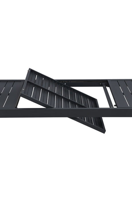 Capo Outdoor - Esstisch rechteckig - schwarz/Aluminum - Outdoor - Esstische (rechteckig) - ALVAHOME