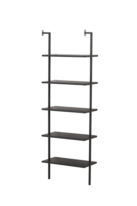 Caracas Regal - schwarz/Stahl - Regale - ALVAHOME
