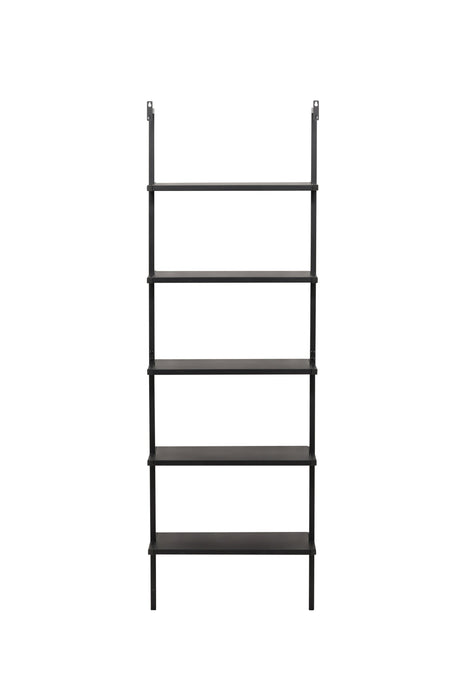Caracas Regal - schwarz/Stahl - Regale - ALVAHOME