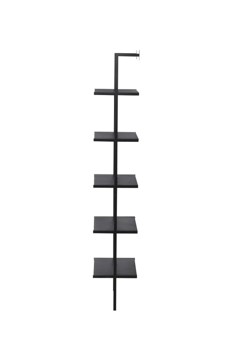 Caracas Regal - schwarz/Stahl - Regale - ALVAHOME
