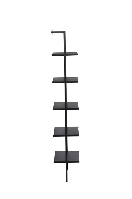 Caracas Regal - schwarz/Stahl - Regale - ALVAHOME