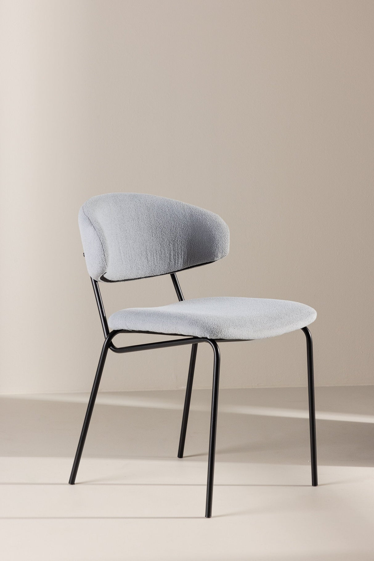 Chico Esszimmerstuhl - blau/Bouclé - Essstühle - ALVAHOME