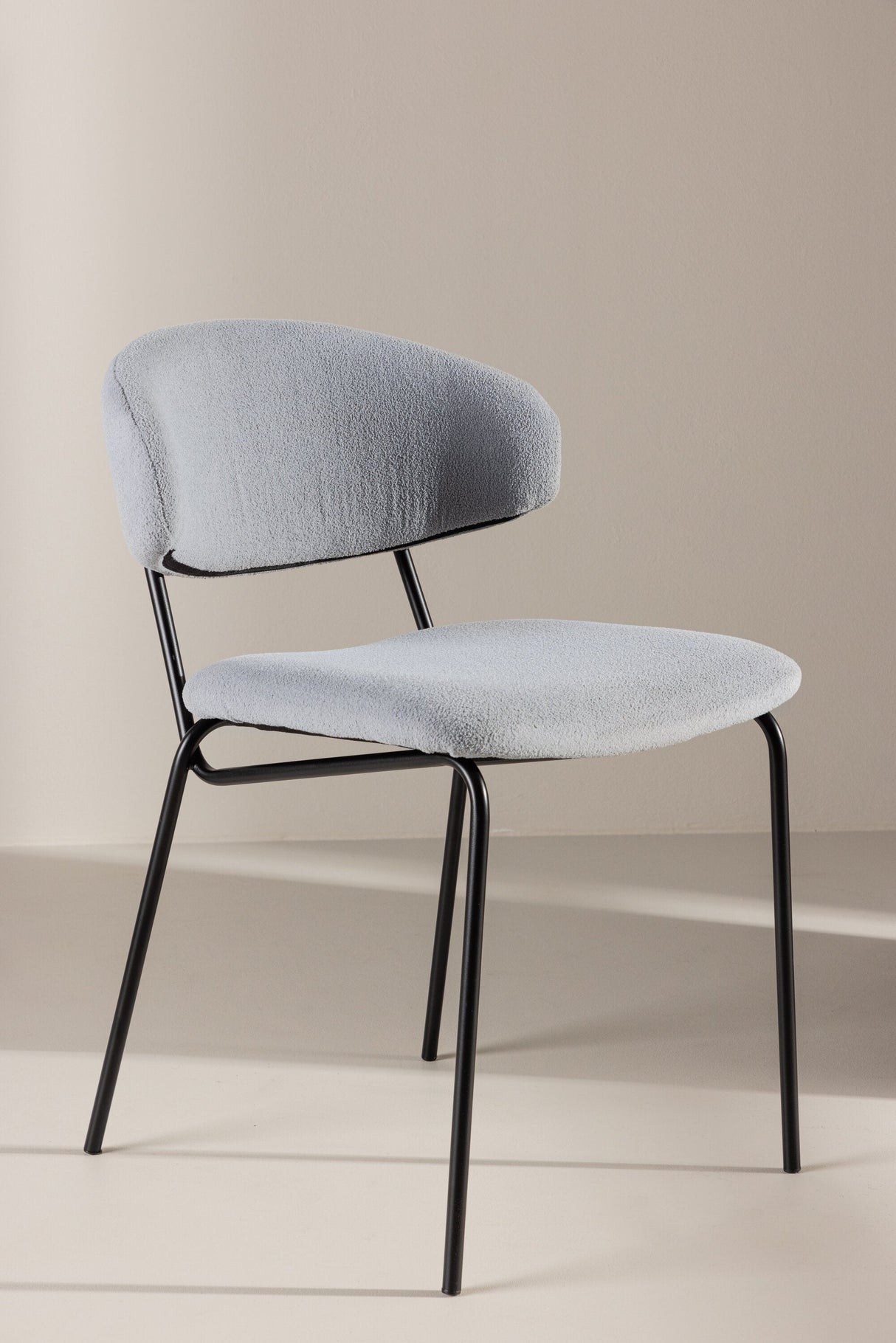 Chico Esszimmerstuhl - blau/Bouclé - Essstühle - ALVAHOME