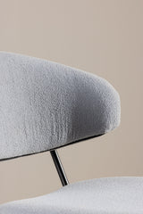Chico Esszimmerstuhl - blau/Bouclé - Essstühle - ALVAHOME