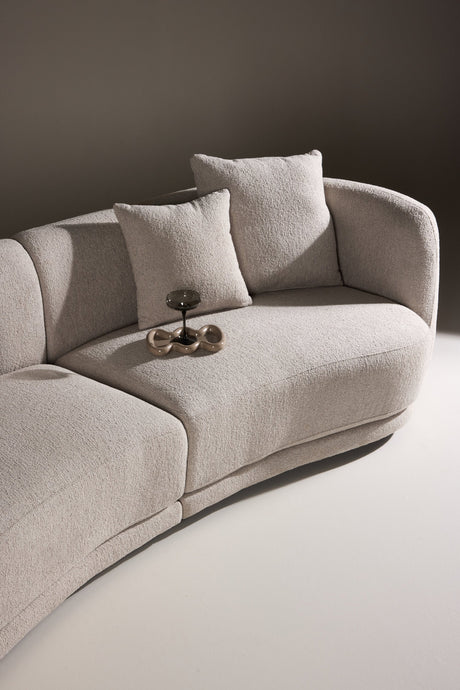 Cielo 3 - Sitzer Sofa - beige/Bouclé - 3 - Sitzer Sofas - ALVAHOME