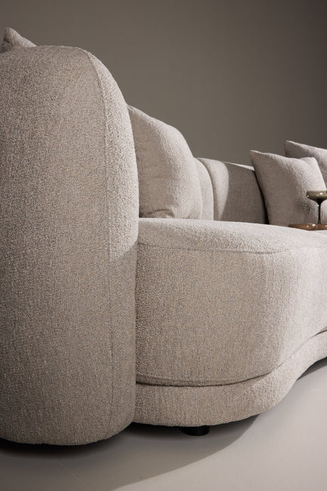 Cielo 3 - Sitzer Sofa - beige/Bouclé - 3 - Sitzer Sofas - ALVAHOME