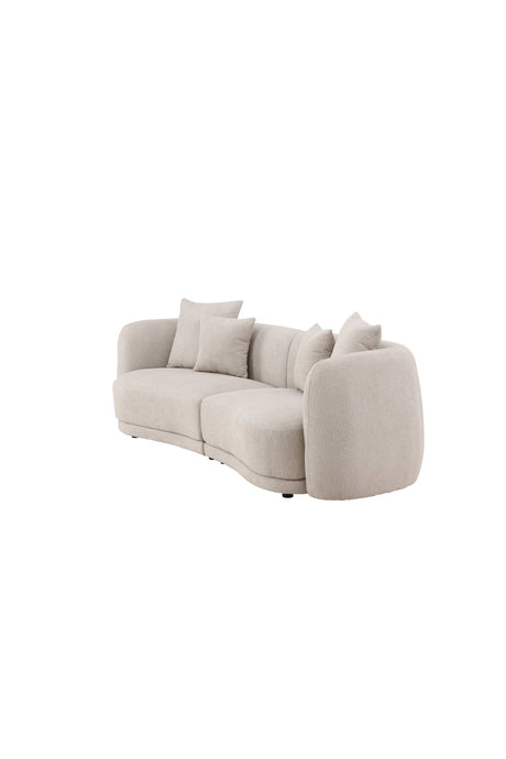 Cielo 3 - Sitzer Sofa - beige/Bouclé - 3 - Sitzer Sofas - ALVAHOME