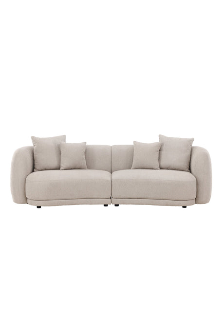 Cielo 3 - Sitzer Sofa - beige/Bouclé - 3 - Sitzer Sofas - ALVAHOME