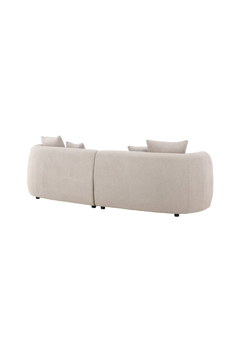 Cielo 3 - Sitzer Sofa - beige/Bouclé - 3 - Sitzer Sofas - ALVAHOME