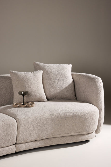 Cielo 3 - Sitzer Sofa - beige/Bouclé - 3 - Sitzer Sofas - ALVAHOME