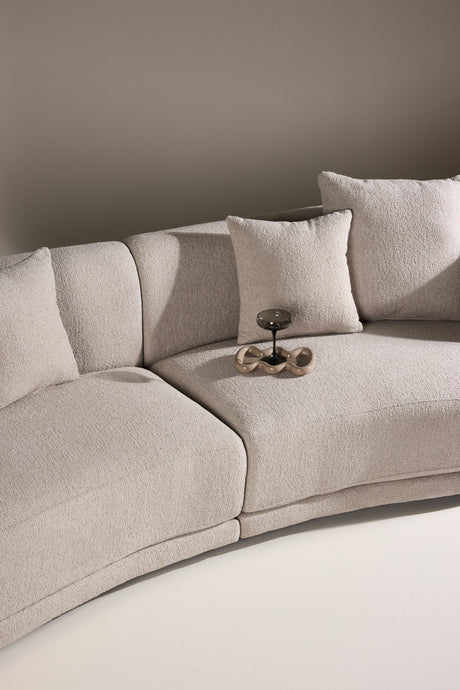 Cielo 3 - Sitzer Sofa - beige/Bouclé - 3 - Sitzer Sofas - ALVAHOME