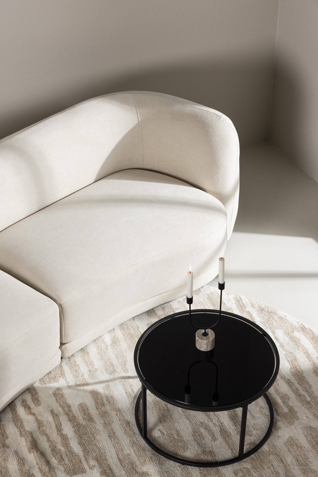 Cielo 3 - Sitzer Sofa - beige/Polyester - 3 - Sitzer Sofas - ALVAHOME
