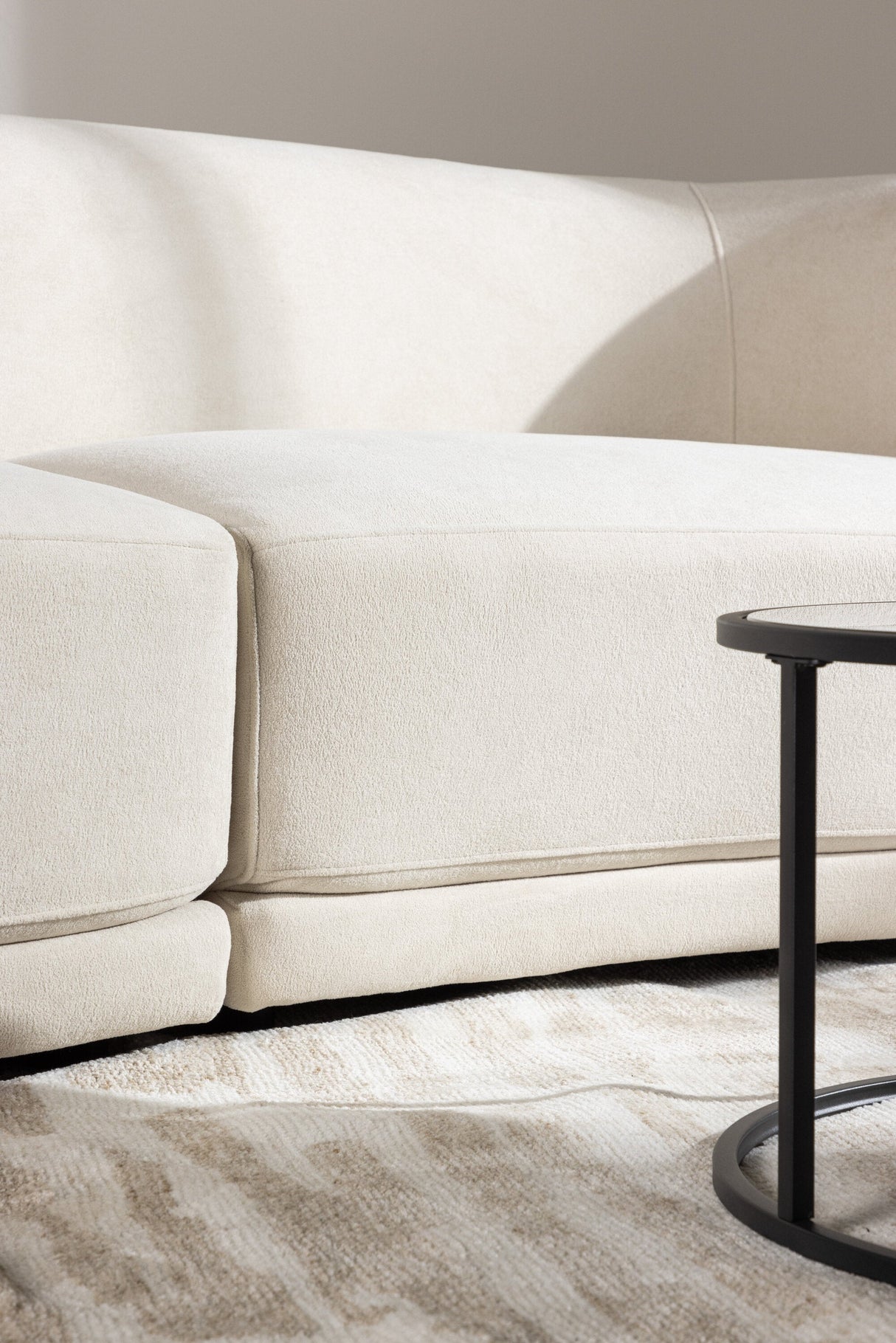 Cielo 3 - Sitzer Sofa - beige/Polyester - 3 - Sitzer Sofas - ALVAHOME