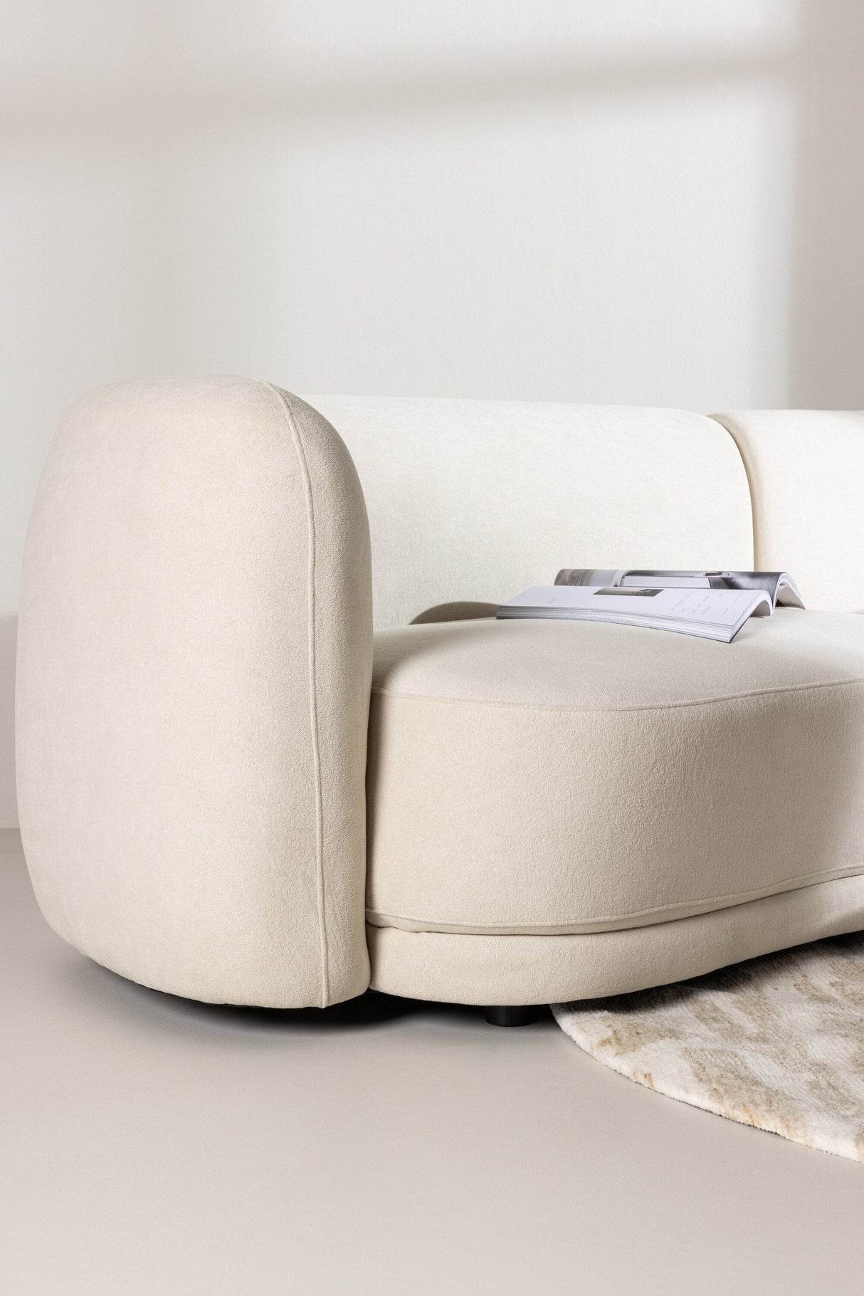Cielo 3 - Sitzer Sofa - beige/Polyester - 3 - Sitzer Sofas - ALVAHOME