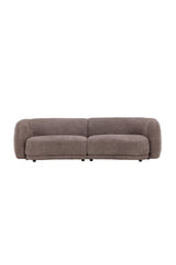 Cielo 3 - Sitzer Sofa - braun/Bouclé - 3 - Sitzer Sofas - ALVAHOME