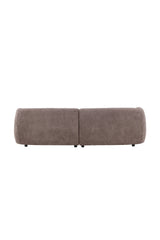 Cielo 3 - Sitzer Sofa - braun/Bouclé - 3 - Sitzer Sofas - ALVAHOME