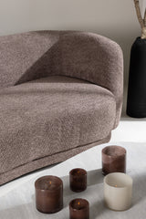 Cielo 3 - Sitzer Sofa - braun/Bouclé - 3 - Sitzer Sofas - ALVAHOME