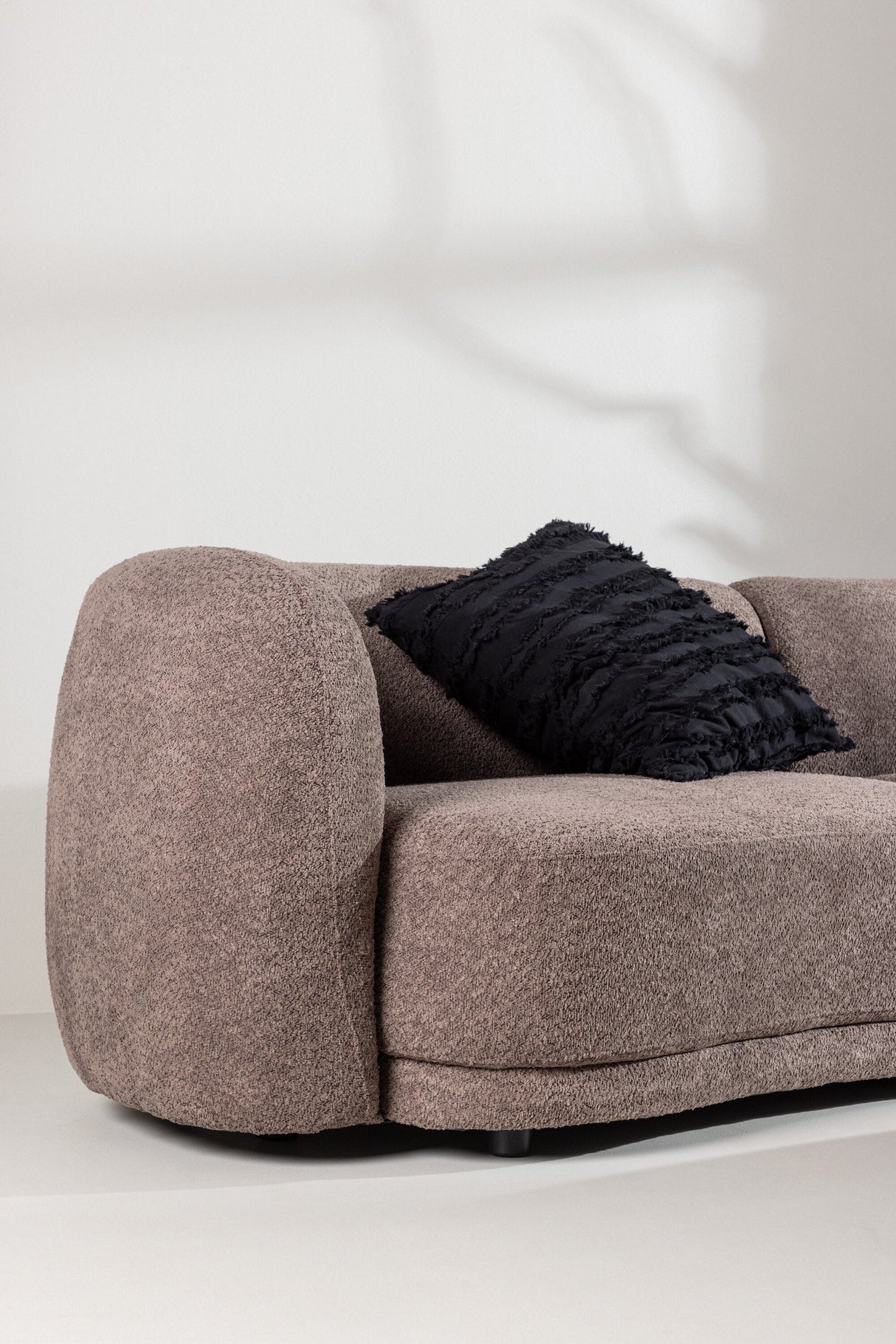 Cielo 3 - Sitzer Sofa - braun/Bouclé - 3 - Sitzer Sofas - ALVAHOME