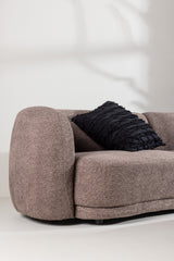 Cielo 3 - Sitzer Sofa - braun/Bouclé - 3 - Sitzer Sofas - ALVAHOME