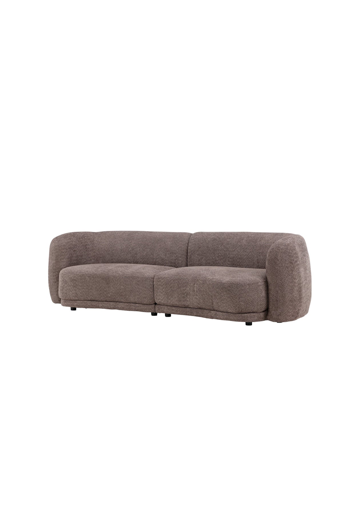 Cielo 3 - Sitzer Sofa - braun/Bouclé - 3 - Sitzer Sofas - ALVAHOME