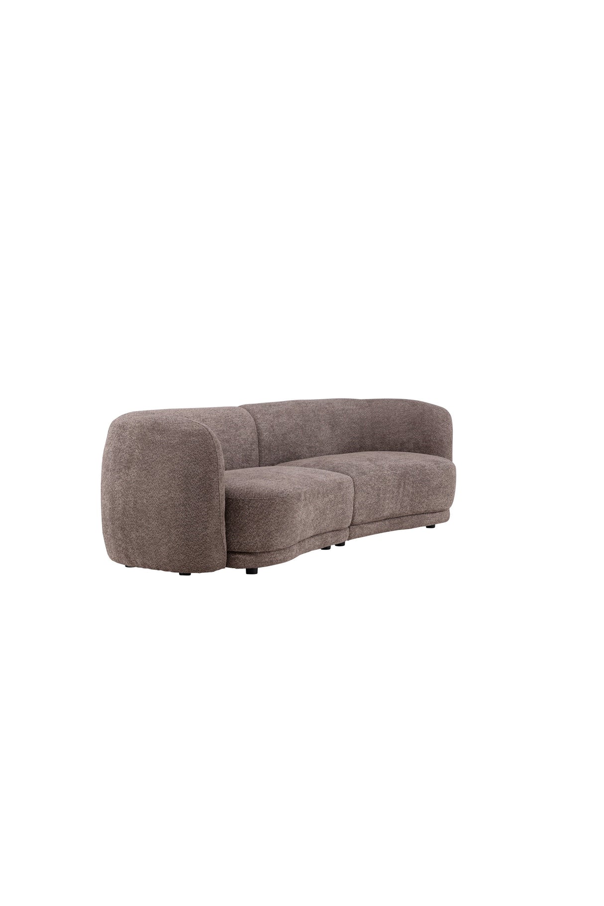 Cielo 3 - Sitzer Sofa - braun/Bouclé - 3 - Sitzer Sofas - ALVAHOME