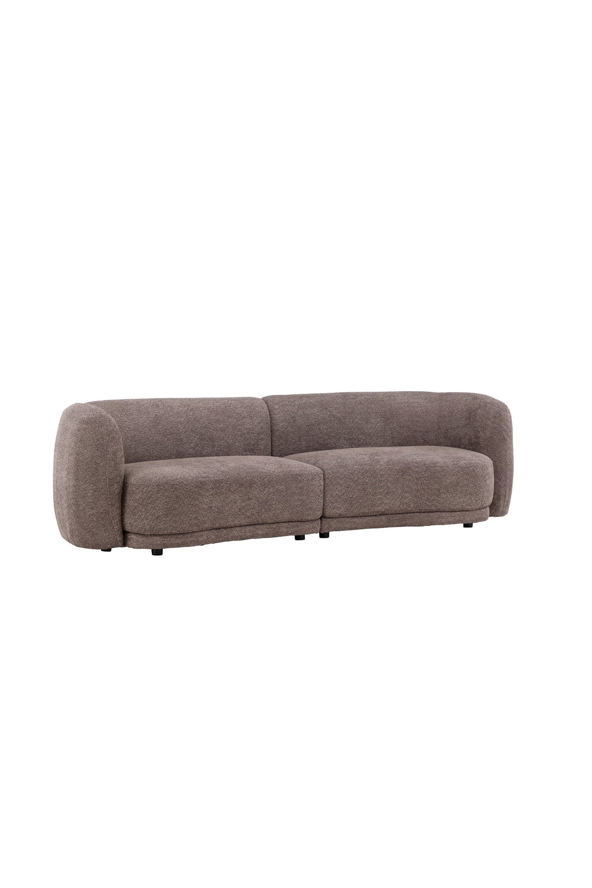 Cielo 3 - Sitzer Sofa - braun/Bouclé - 3 - Sitzer Sofas - ALVAHOME