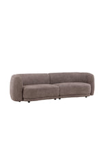 Cielo 3 - Sitzer Sofa - braun/Bouclé - 3 - Sitzer Sofas - ALVAHOME