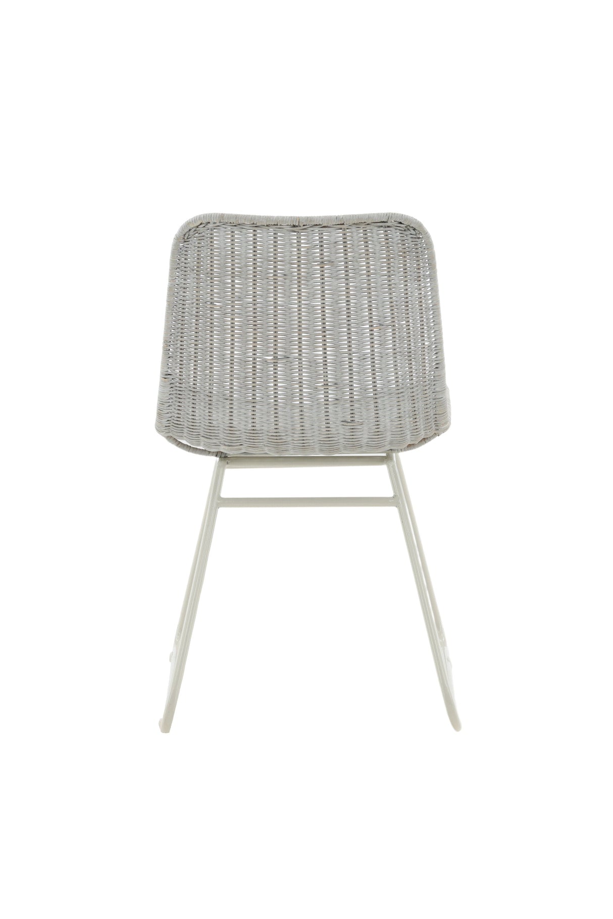 Cirebon Esszimmerstuhl - weiß/Rattan - Essstühle - ALVAHOME