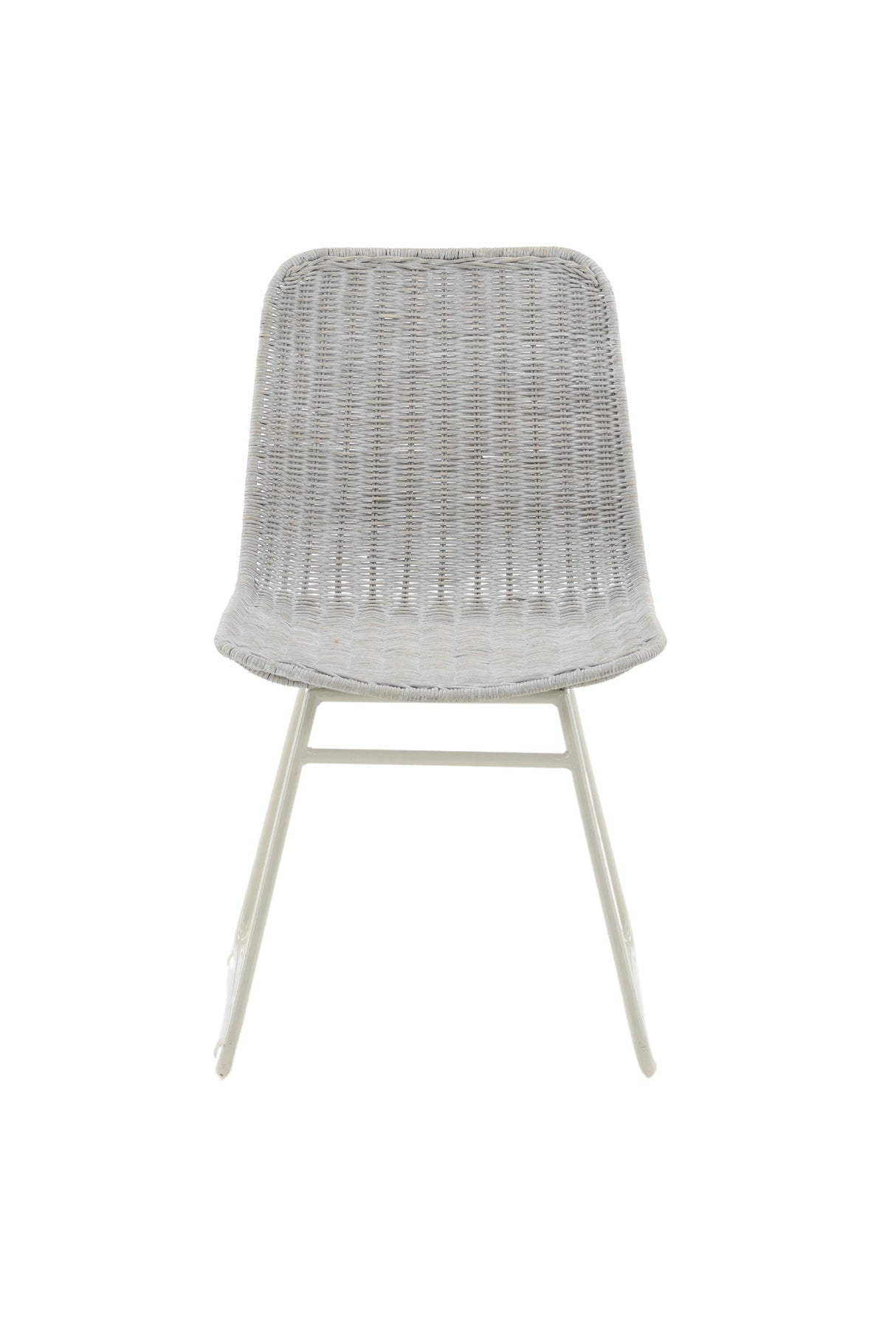 Cirebon Esszimmerstuhl - weiß/Rattan - Essstühle - ALVAHOME