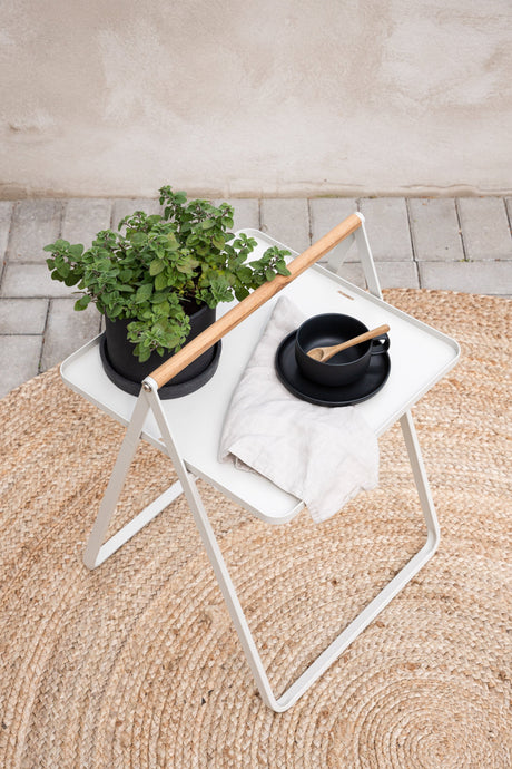 Clarin Outdoor - Beistelltisch - beige/Stahl - Outdoor - Beistelltische - ALVAHOME