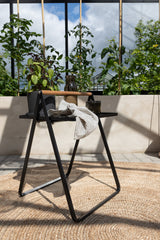 Clarin Outdoor - Beistelltisch - schwarz/Stahl - Outdoor - Beistelltische - ALVAHOME