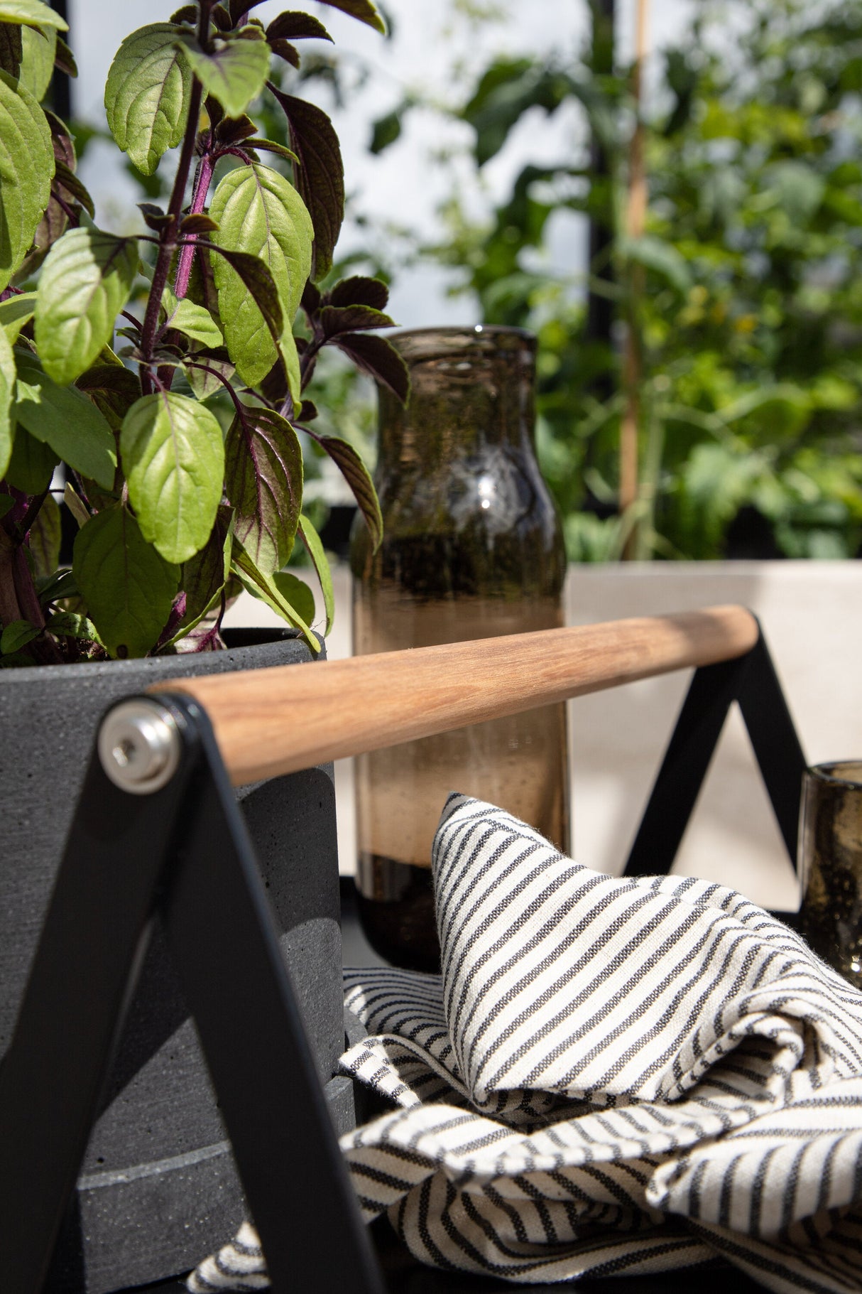 Clarin Outdoor - Beistelltisch - schwarz/Stahl - Outdoor - Beistelltische - ALVAHOME