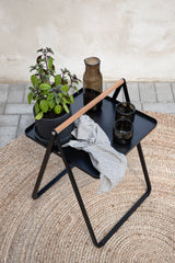 Clarin Outdoor - Beistelltisch - schwarz/Stahl - Outdoor - Beistelltische - ALVAHOME