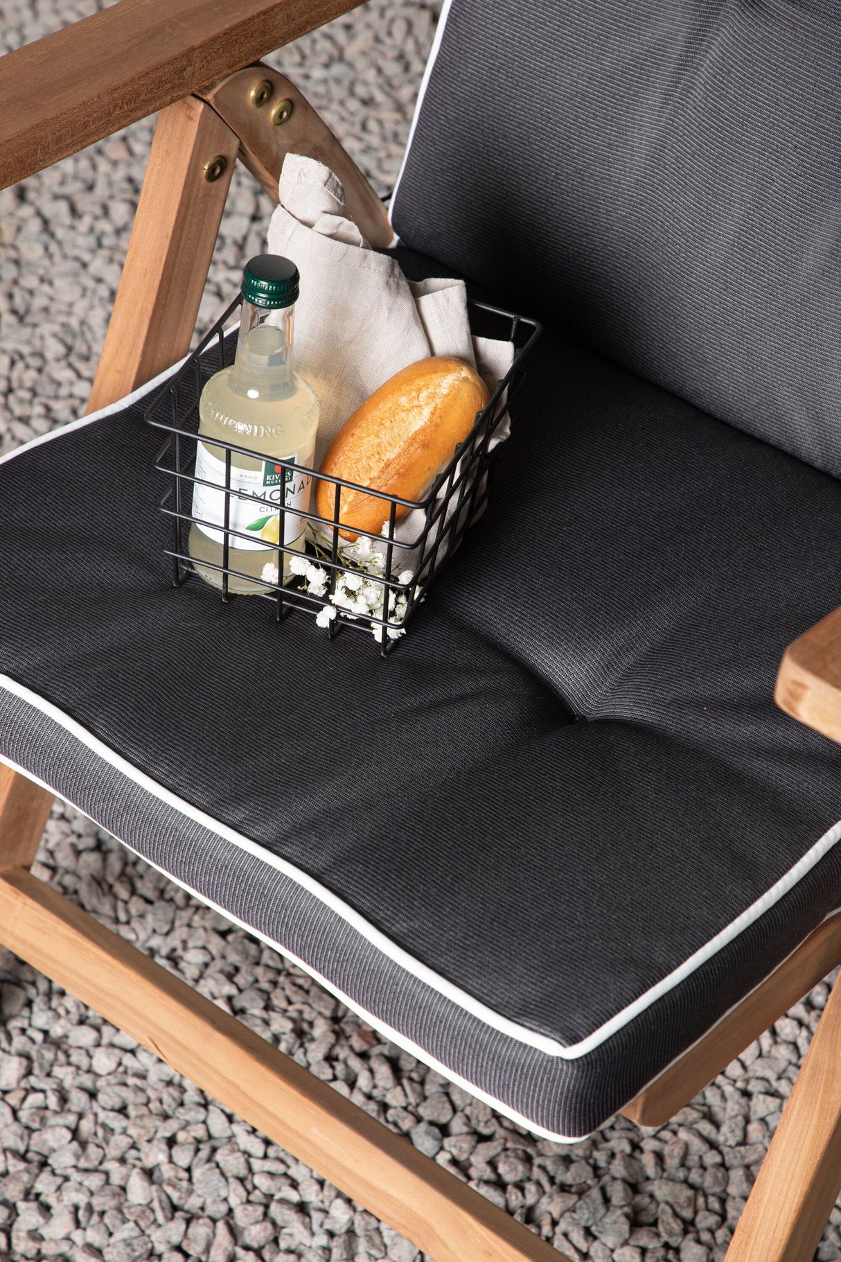 Classic Outdoor - Sitzpolster - grau/Polyester - Outdoor - Sitzpölster - ALVAHOME