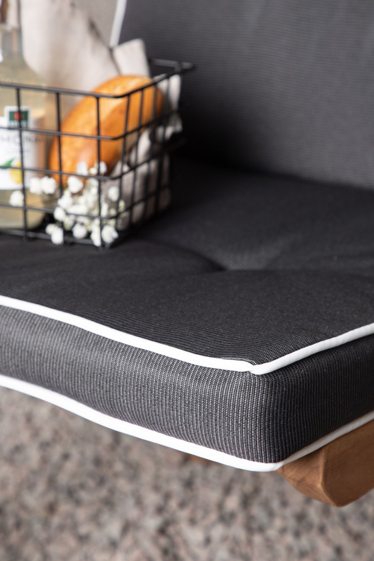 Classic Outdoor - Sitzpolster - grau/Polyester - Outdoor - Sitzpölster - ALVAHOME
