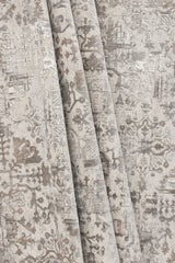 Cleo Wohnzimmerteppich - silber/Polyester - Wohnzimmerteppiche - ALVAHOME