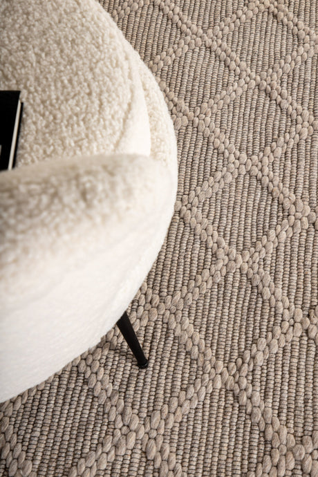 Cloudy Wohnzimmerteppich - beige/Wolle - Wohnzimmerteppiche - ALVAHOME